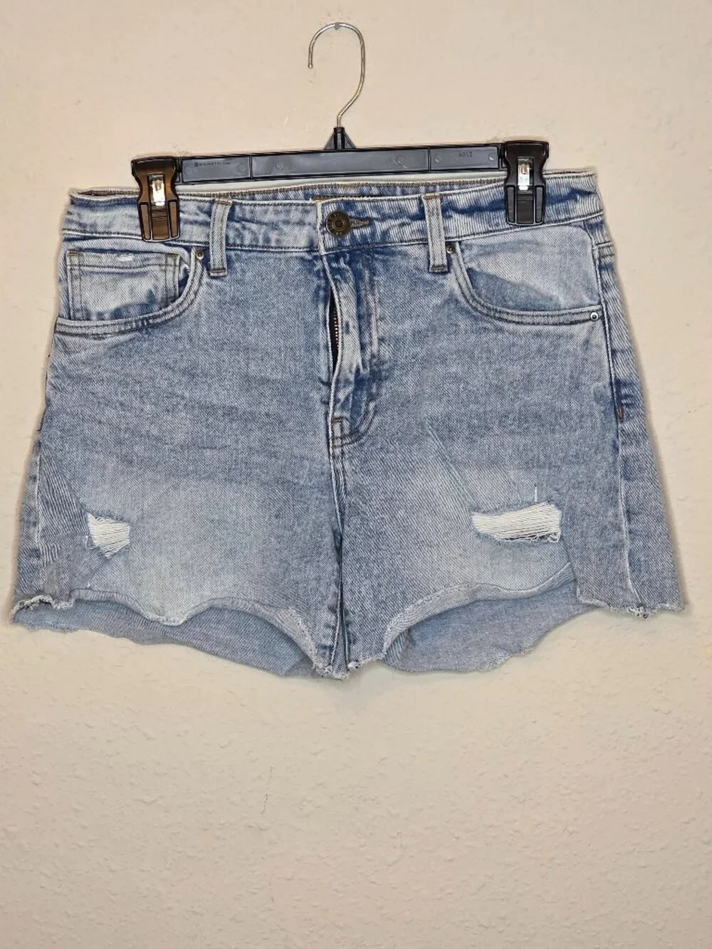 Kut From The Cloth Jane Washed Denim High Rise Women's Long Shorts, Size 2